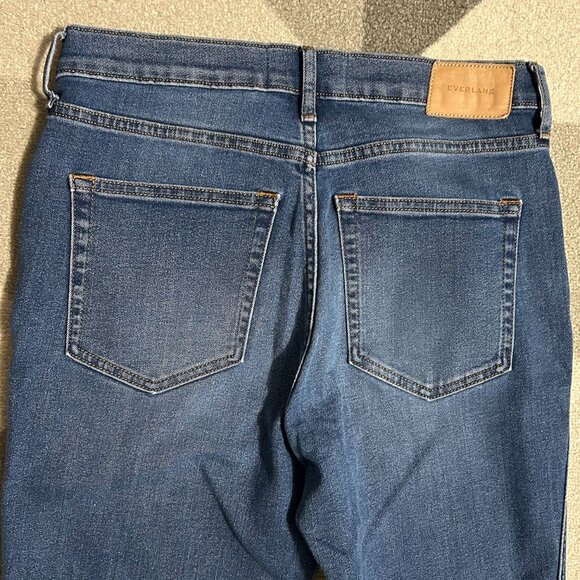 Everlane Exposed BUTTON FLY Raw Hem Skinny Ankle Jeans Women's Size 27 - Picture 7 of 10